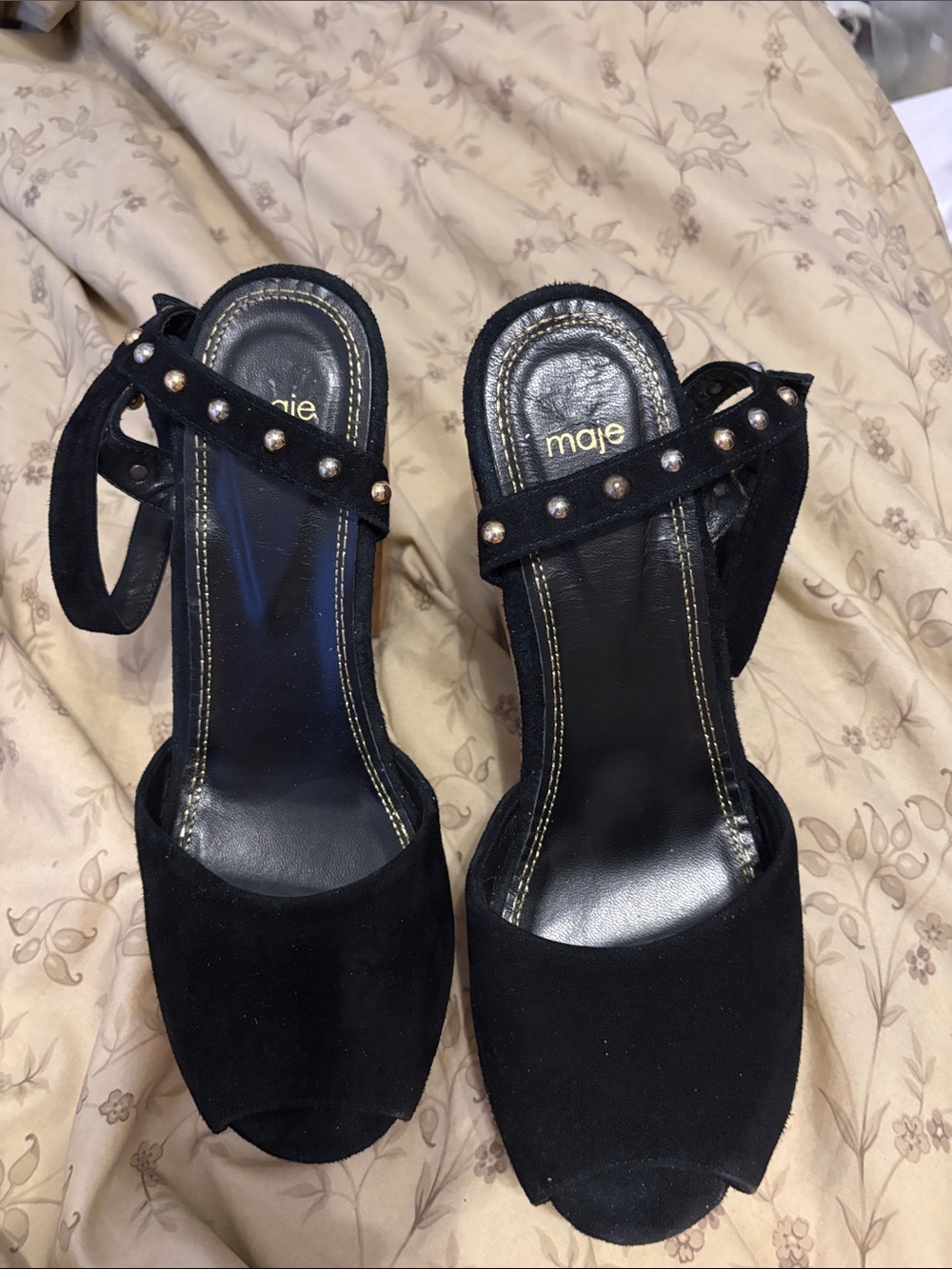 Maje Fariadots Studded Sandals